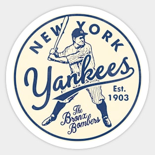 Old Style New York Yankees FULL SIZE by Buck Tee Sticker